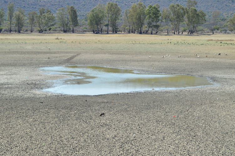 The empty dam in Adelaide.