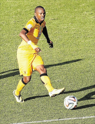 RARING TO GO: Kaizer Chiefs striker Bernard Parker has recovered from injury and should face Platinum Stars on Sunday Photo: Veli Nhlapo