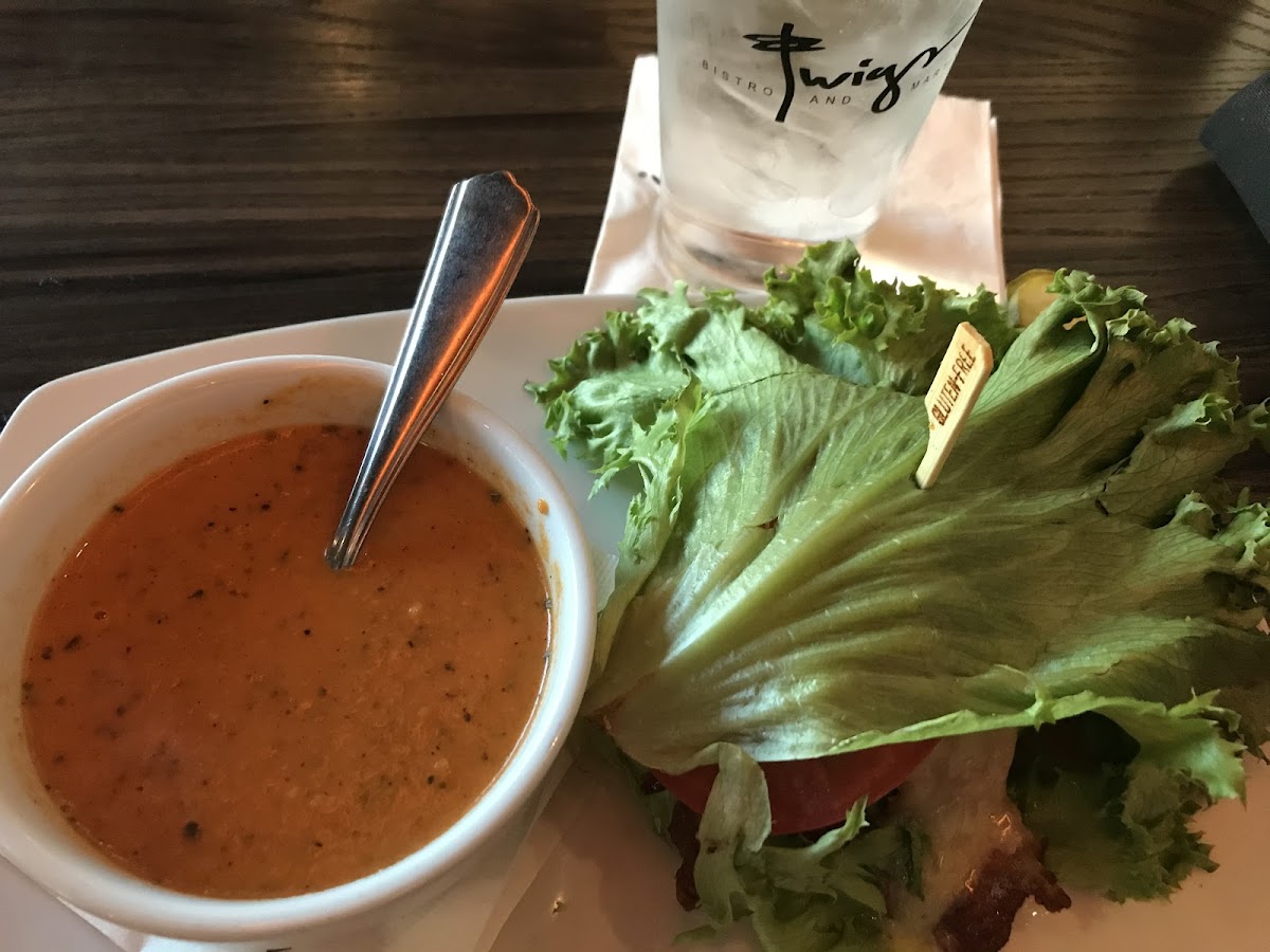 Gluten-Free Soup at Twigs Bistro