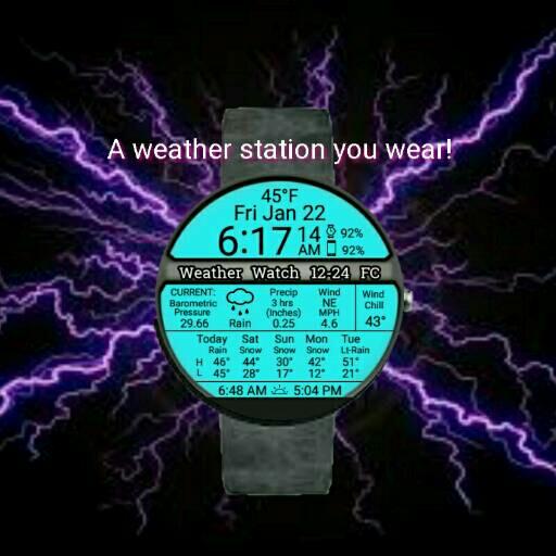 Android application Wear Weather screenshort