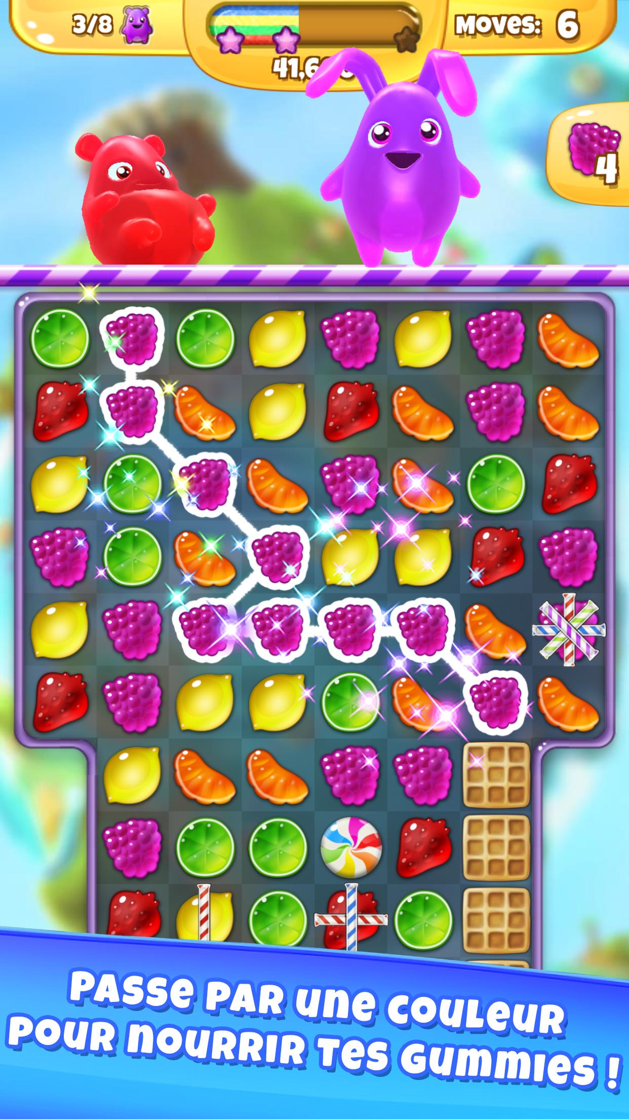 Android application Yummy Gummy screenshort