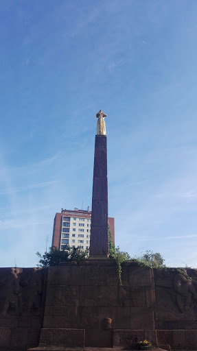 Dunkerque, statue de Jeanne d'