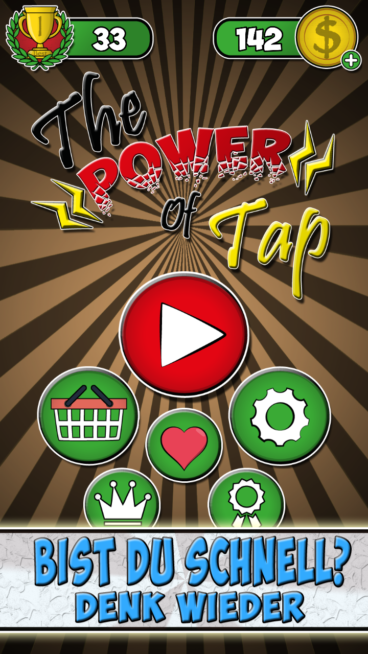 Android application Power Of Tap - Clicker Game screenshort