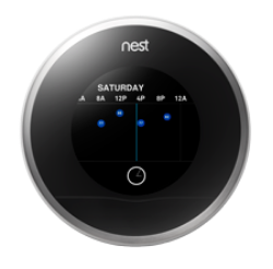 Nest thermostat Quick View menu