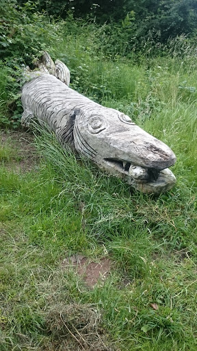 Crocodile Sculpture 