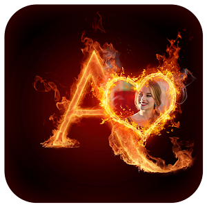 Download 3D Fire Text Photo Frames For PC Windows and Mac