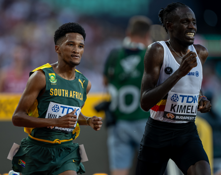 Adriaan Wildschutt in action during the 10,000m at the world championships in Budapest last year.