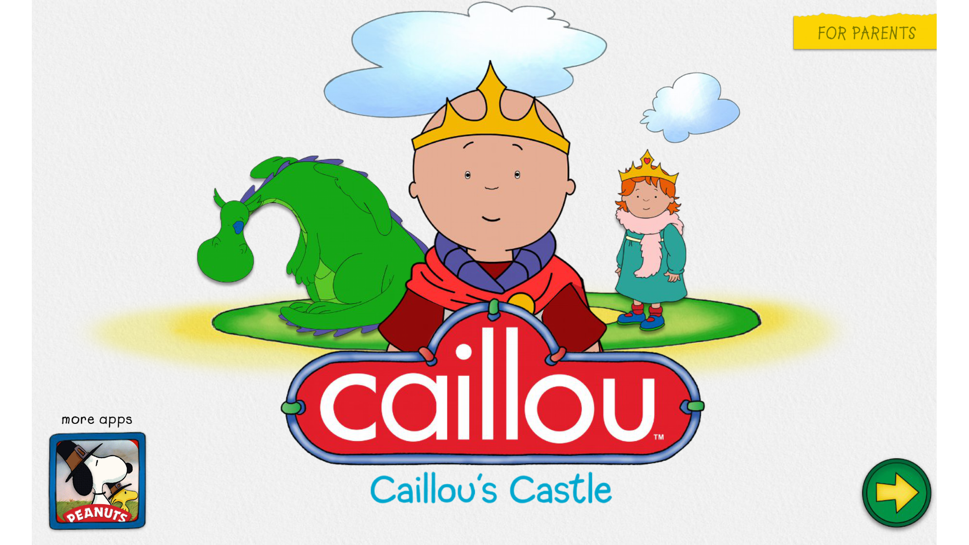 Android application Caillous Castle screenshort