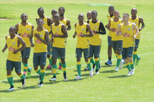 A general view during the South African national soccer team . Picture Credit: Gallo Images