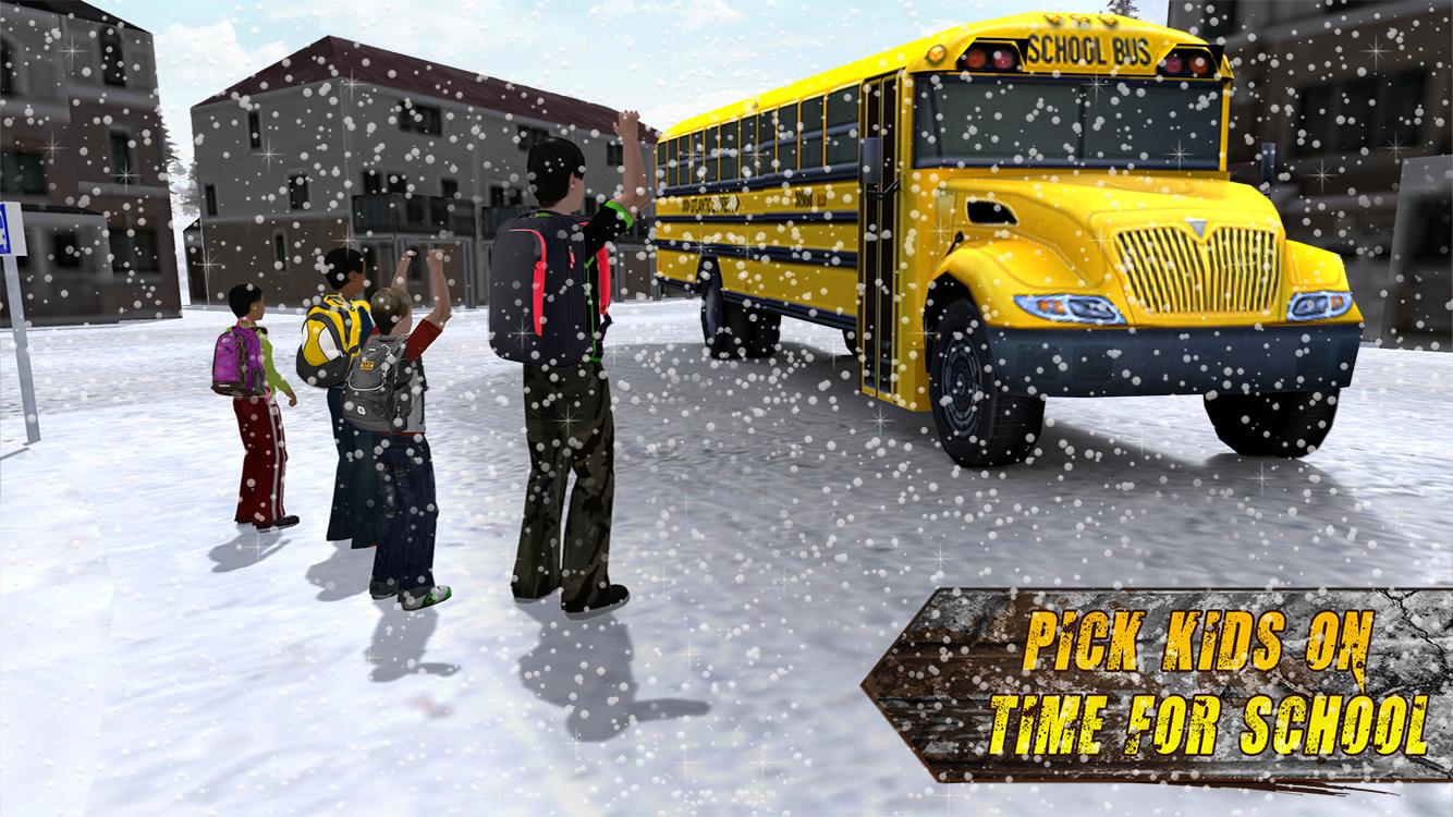 Android application OffRoad School Bus Simulator screenshort