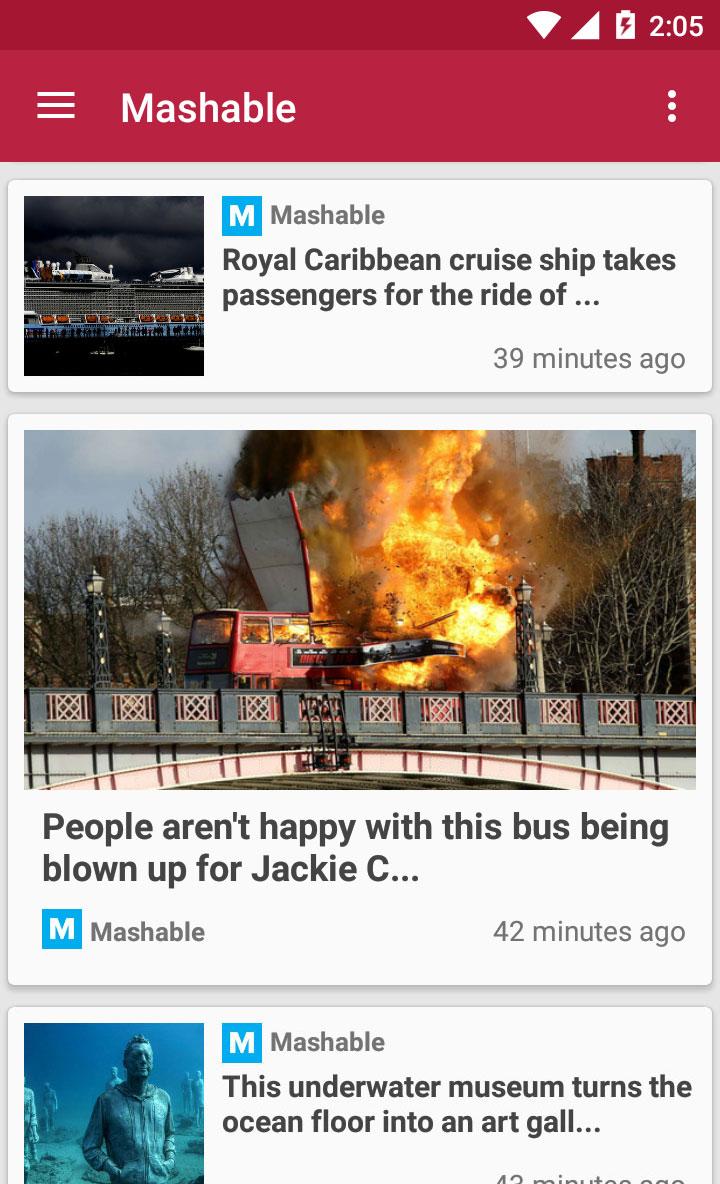 Android application UK News screenshort