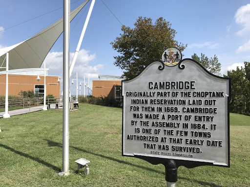 Cambridge Originally part of the Choptank Indian Reservation laid out for them in 1669, Cambridge was made a port of entry by the assembly in 1684. It is one of the few towns authorized at that...