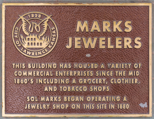 Marks Jewelers   This building has housed a variety of commercial enterprises since the mid 1860’s including a grocery, clothier, and tobacco shops.   Sol Marks began operating a jewelry shop on...
