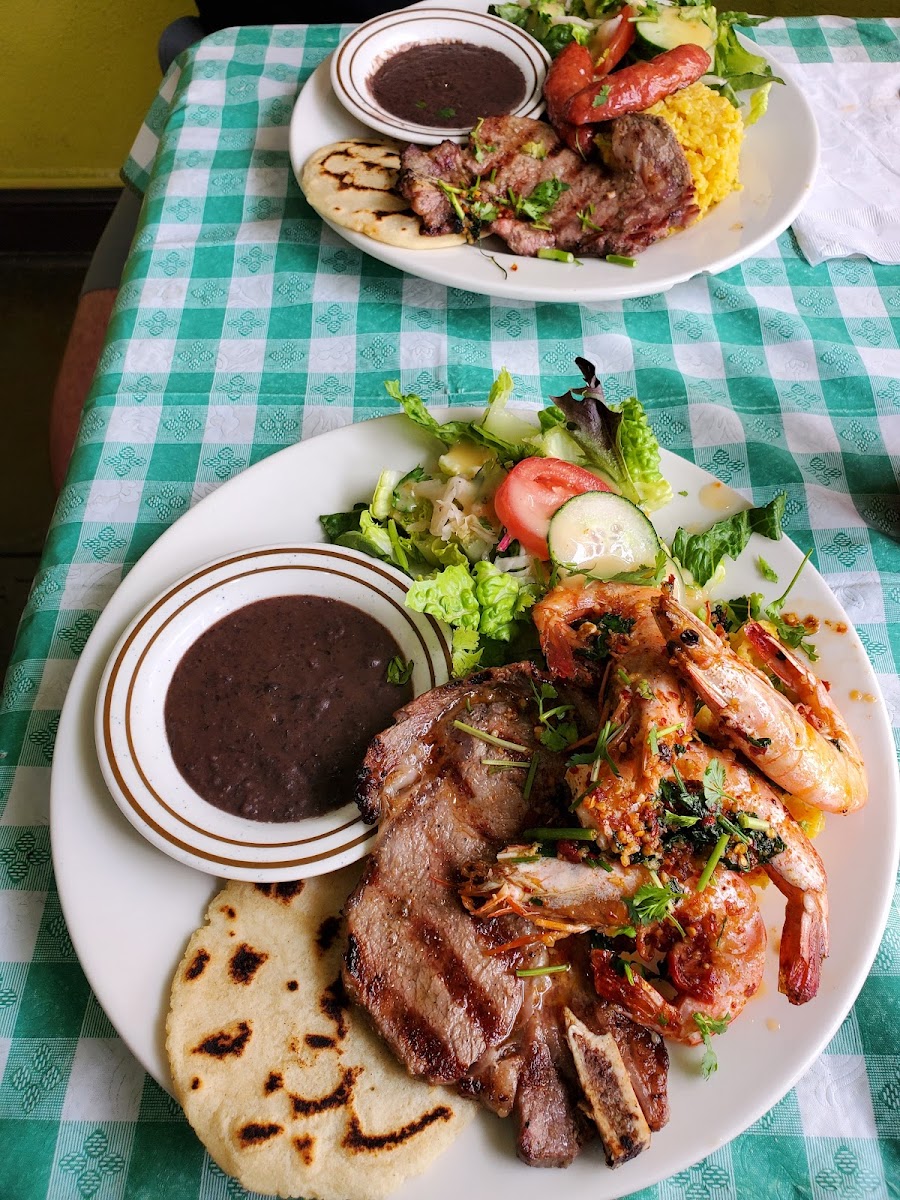 Mixed Grill- Carne Asada and Shrimp