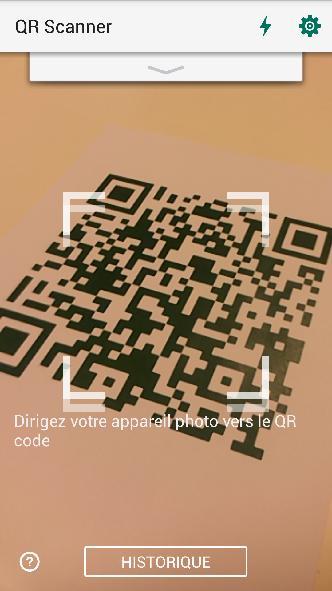 Android application QR Code Reader and Scanner: App for Android screenshort