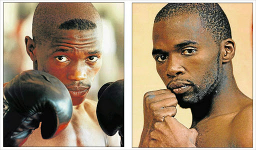 Nkosinathi Joyi, left, and Mfusi Maxhayi are owed money by Mamali Promotions Pictures: FILE