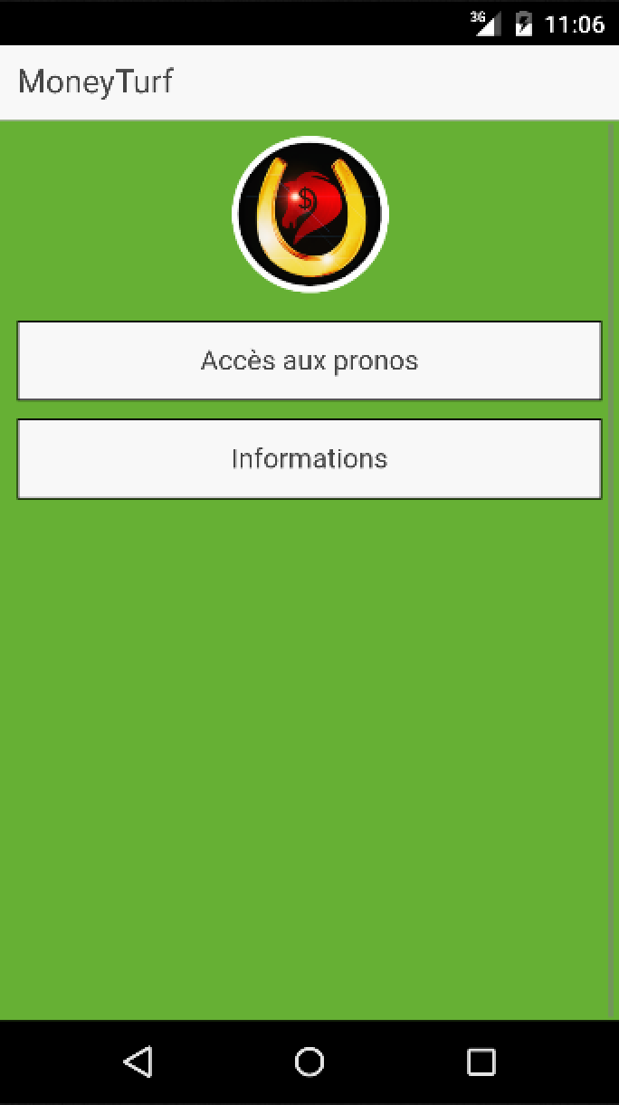 Android application Money Turf Pronos screenshort