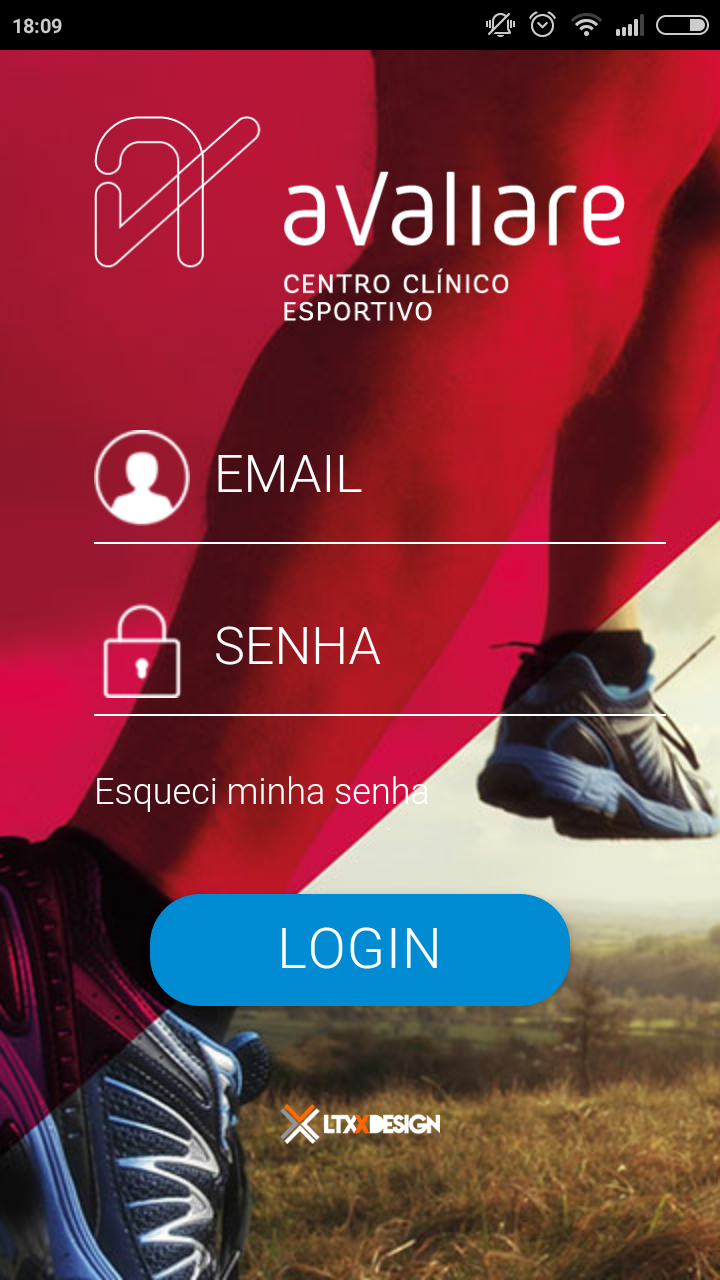 Android application Avaliare screenshort