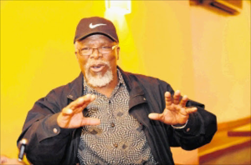 BIG NAME: John Kani. Pic. Tsheko Kabasia. . © Sowetan.Veteran actor Jonh Kani just after giving an exellent perfomance in an opening night of his production "Nothing But The Truth" . He was performing it for second time since 2002 at The Market Theatre. Picture By : Tsheko Kabasia