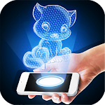 Hologram Kitten 3D Simulator Apk