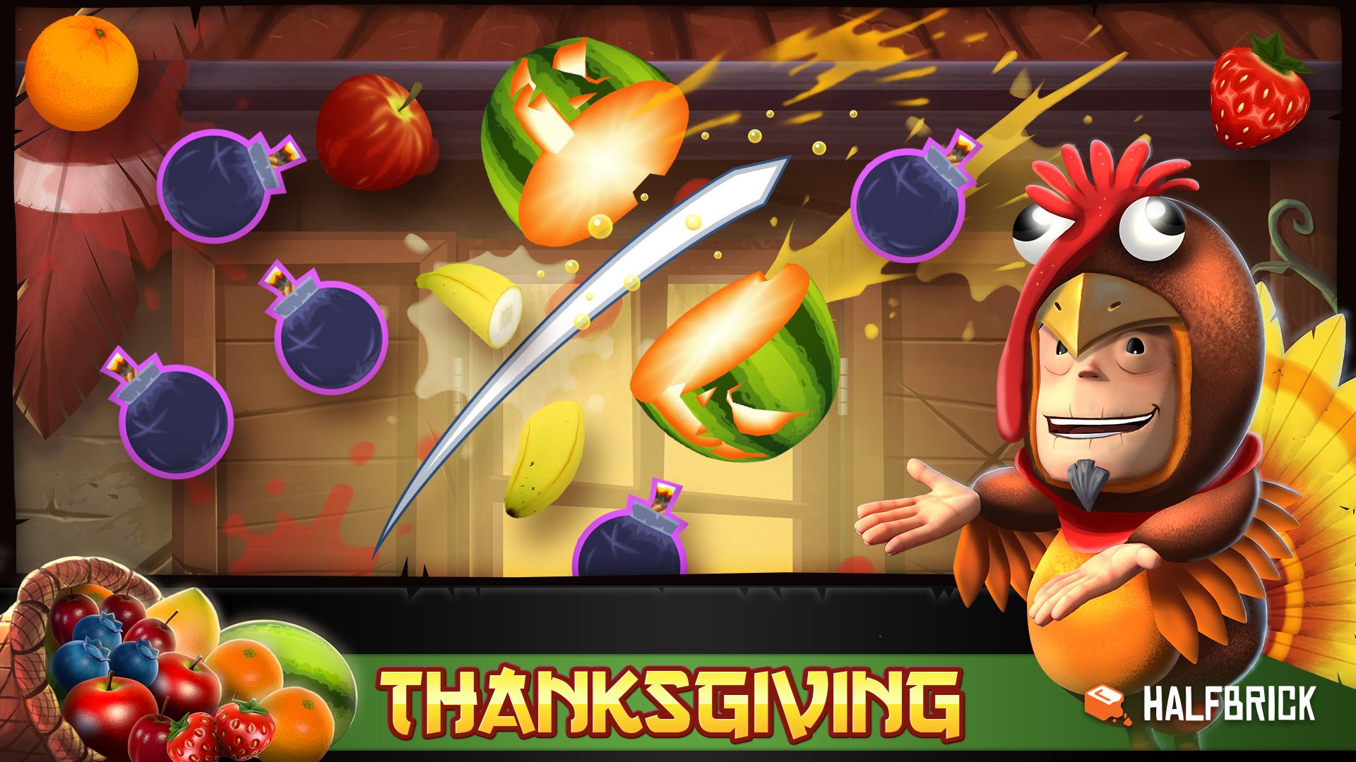 Android application Fruit Ninja® screenshort