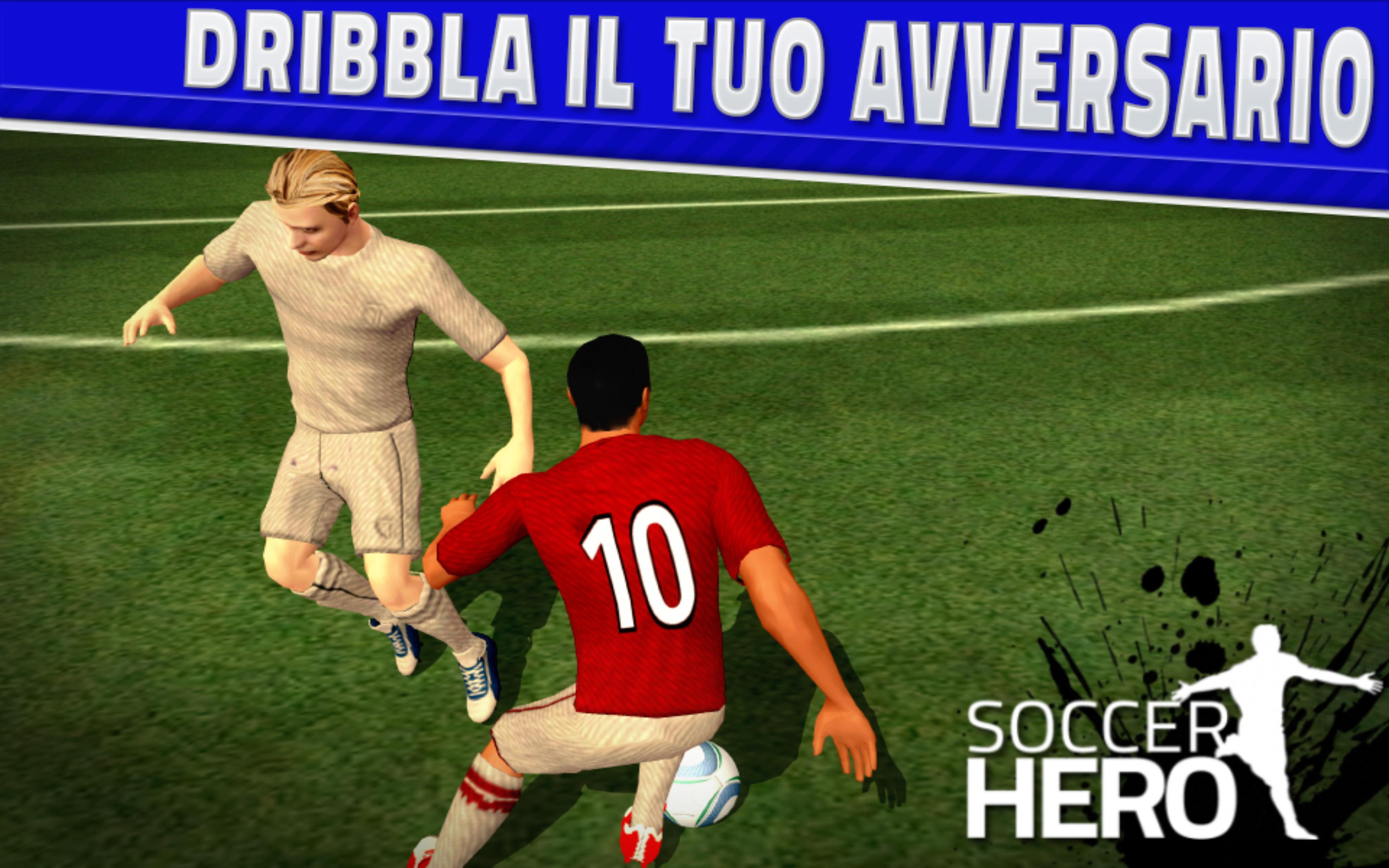 Android application Soccer Hero screenshort