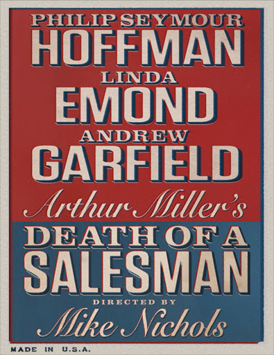 The playbill for Mike Nichols' 'Death of a Salesman'.