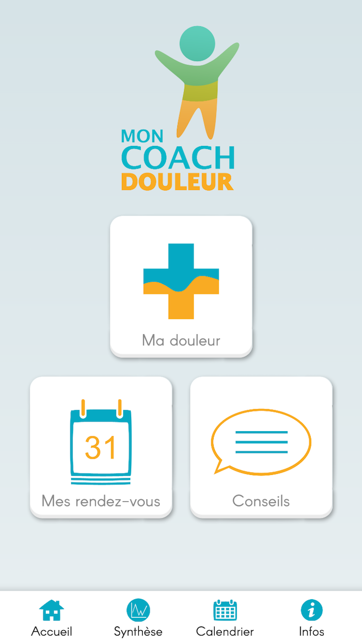 Android application Mon Coach Douleur screenshort