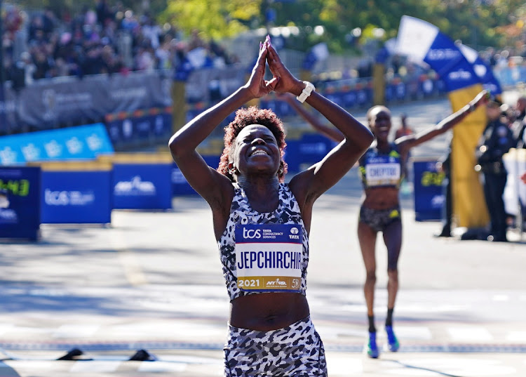 Reigning Olympic champion Peres Jepchirchir. Picture: REUTERS/CARLO ALLEGRI