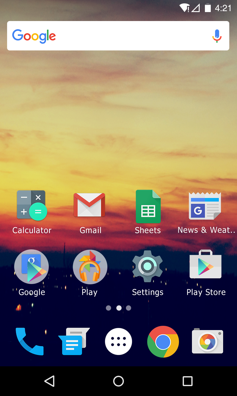 Android application Marshmallow Launcher-Android M screenshort