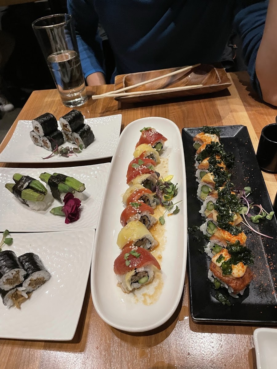 Gluten-Free at Shizen Vegan Sushi Bar and Izakaya