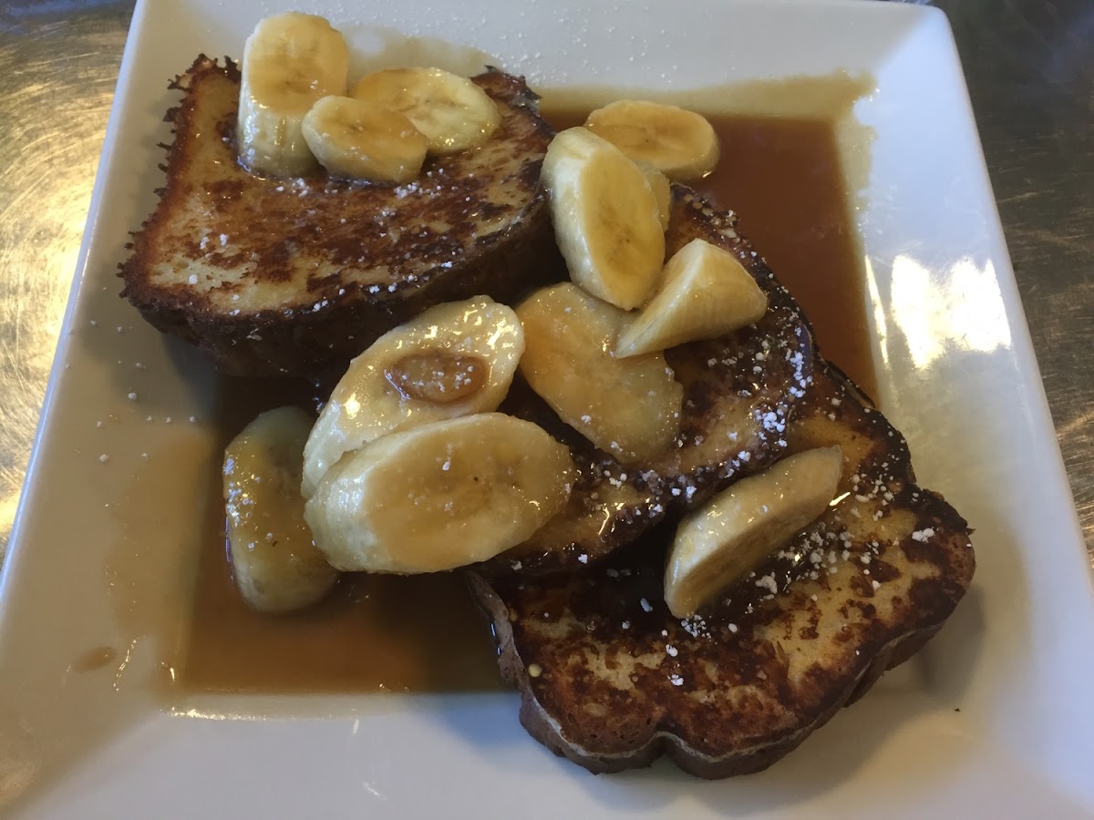 GF Bananas Foster French toast!!!