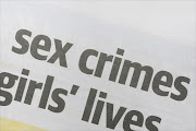 Sex Crimes Headline - Stock image