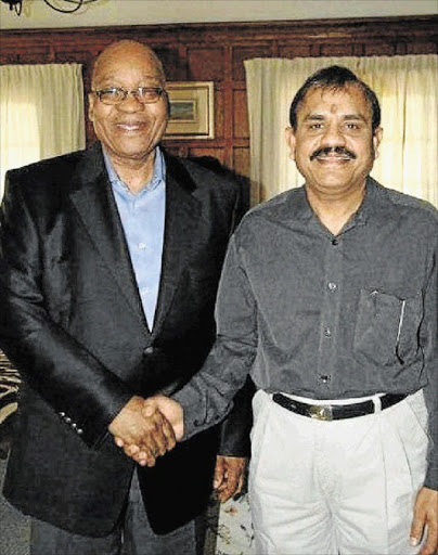 FACEBOOK FRIENDS: Ravindra Nath with Jacob Zuma