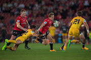 Andries Coetzee of the Emirates Lions in action during the Super Rugby match between Emirates Lions and Jaguares at Emirates Airline Park.
