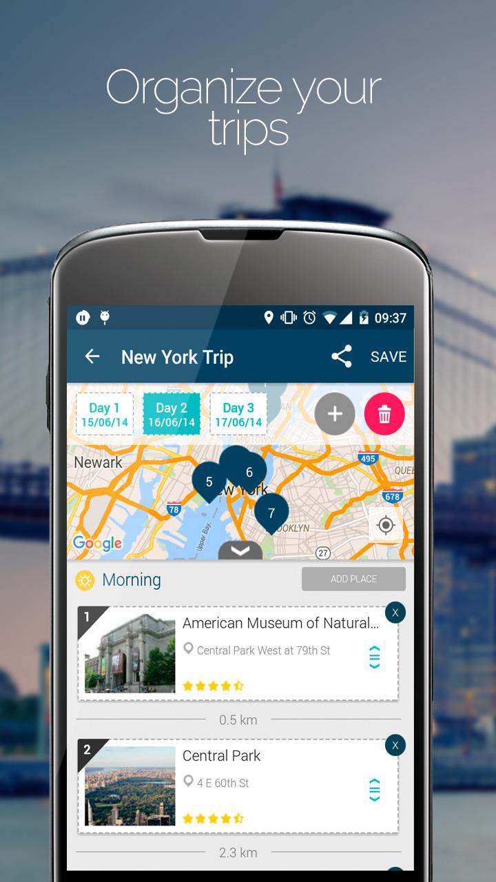 Android application Porto Seguro Travel Guide screenshort