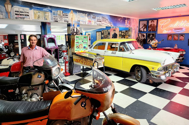 Tsitsikamma Village Inn owner and general manager Chris Sykes has introduced a few of his beloved motorbikes into Marilyn’s ’60s Diner which he and his partners took over together with the inn