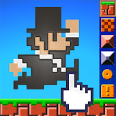 Super Mega Runners jump and create platformer game