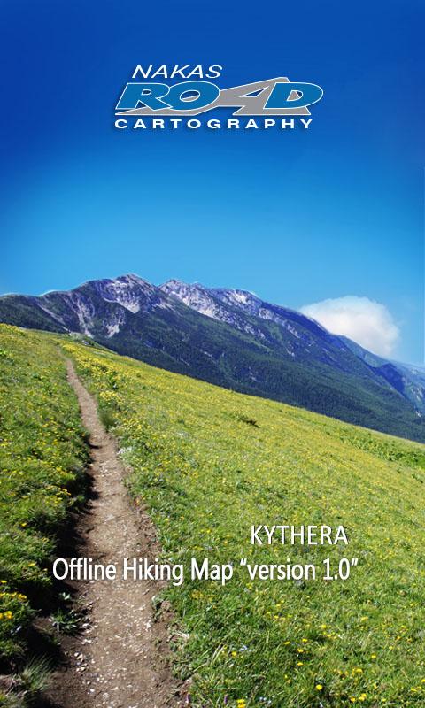 Android application KYTHERA Offline Hiking Map screenshort
