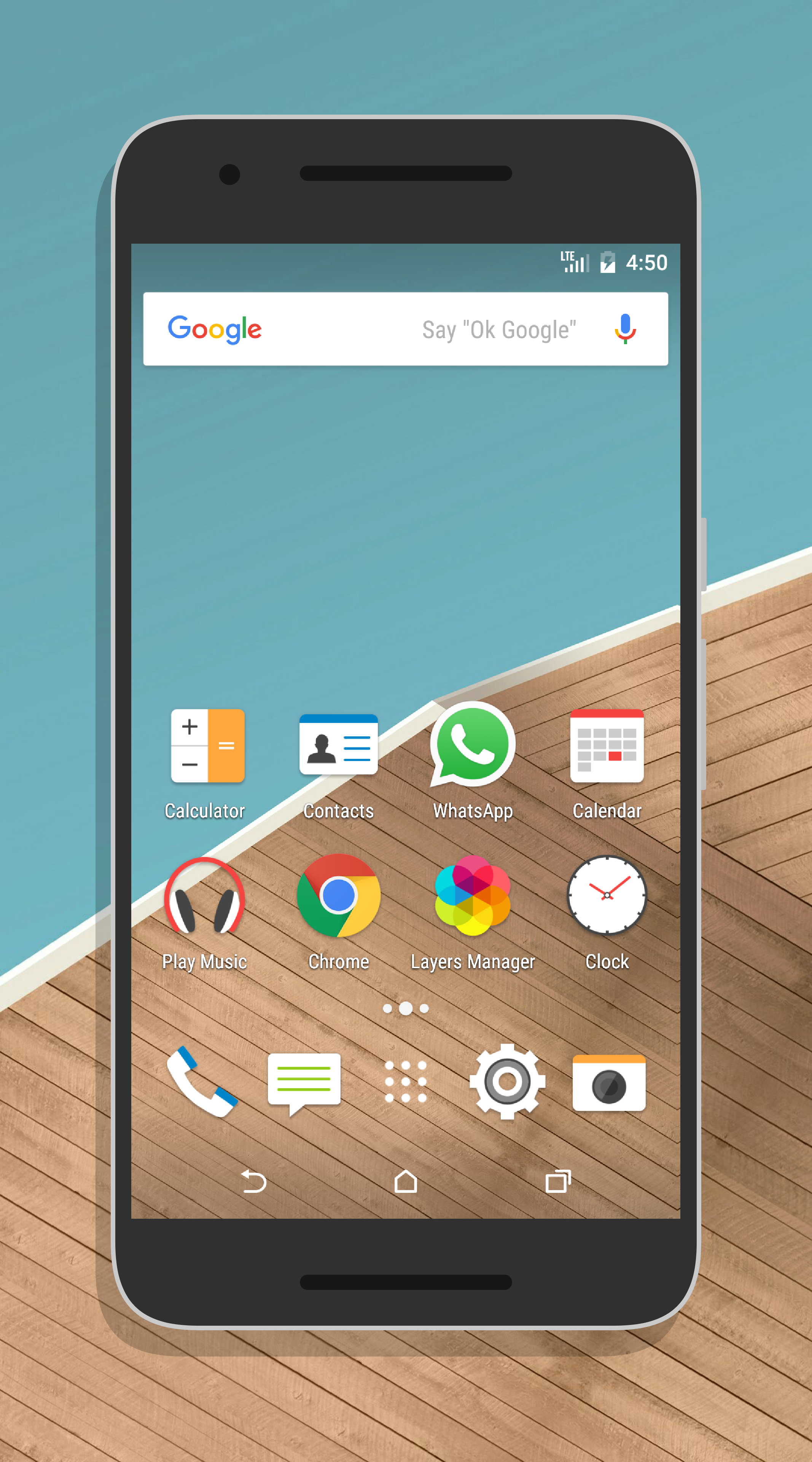 Android application SenseUI Remix Layers Theme screenshort