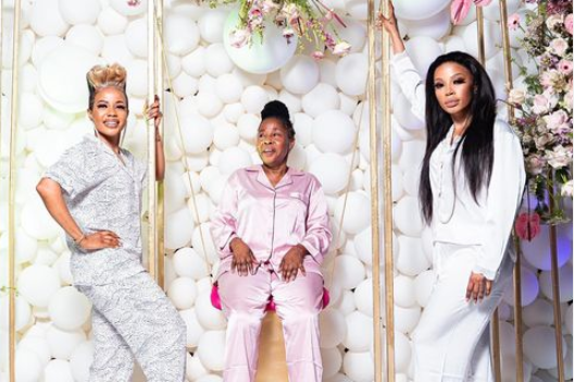 Zandie Gumede and Kelly Khumalo threw their mom Ntombi an intimate, lavish party