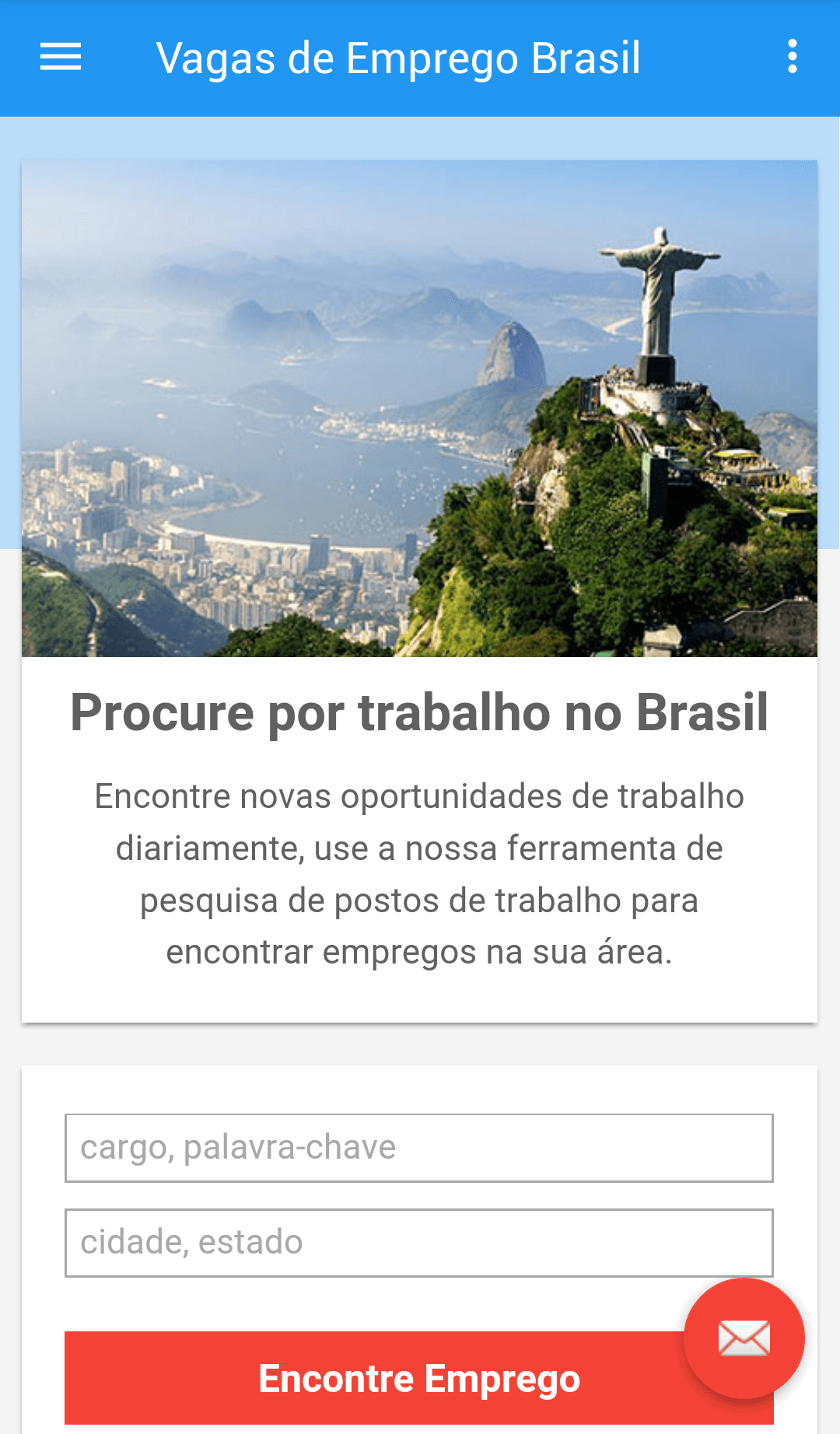 Android application Vagas de Emprego Brasil screenshort