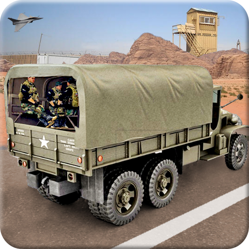 armée sauvetage camion 3D icon