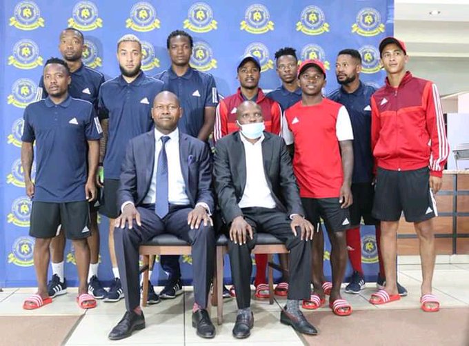 Tshakhuma Tsha Madzivhandila FC owner Masala Mulaudzi during the announcement of club's new players this week ahead of 2020-21 DStv Premiership season.