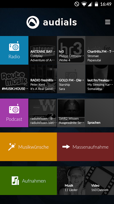 Android application Audials Play: Radio & Podcasts screenshort