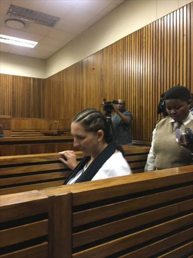Vicki Momberg appears in court Picture: KARYN MAUGHAN