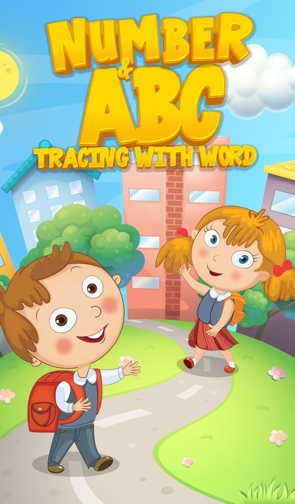 Android application Number &amp; ABC Tracing With Word screenshort