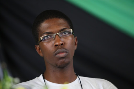 Mkhuleko Hlengwa was nominated as the IFPYB chairperson after the IFP leadership asked Xaba to decline his nomination. Pic. Mhlaba Memela. 13/03/2011. © Sowetan.,