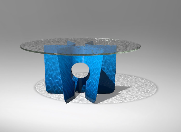 Louis Vuitton Raw Edges' Cosmic Table (Objets Nomades collection).