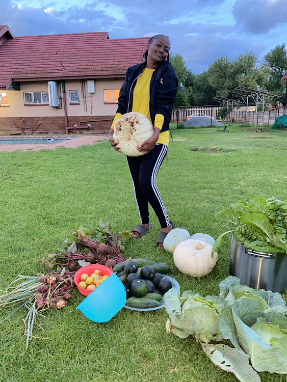 Itumeleng Phokoje is a teacher and co-owns a vegetable garden with her mother.